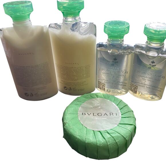 BVLGARI au thé Vert (Green Tea) Lotion, Shampoo, Conditioner and Soap Bundle NEW - Picture 2 of 5